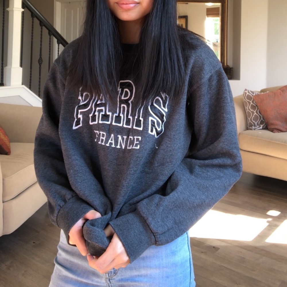 Cute and Comfy Crewneck Sweatshirt from Paris